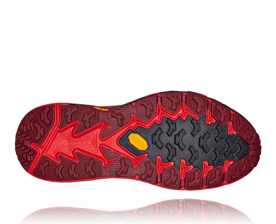 Hoka One One Mens Trail Shoes - Speedgoat 4 - Red - LTKM36450